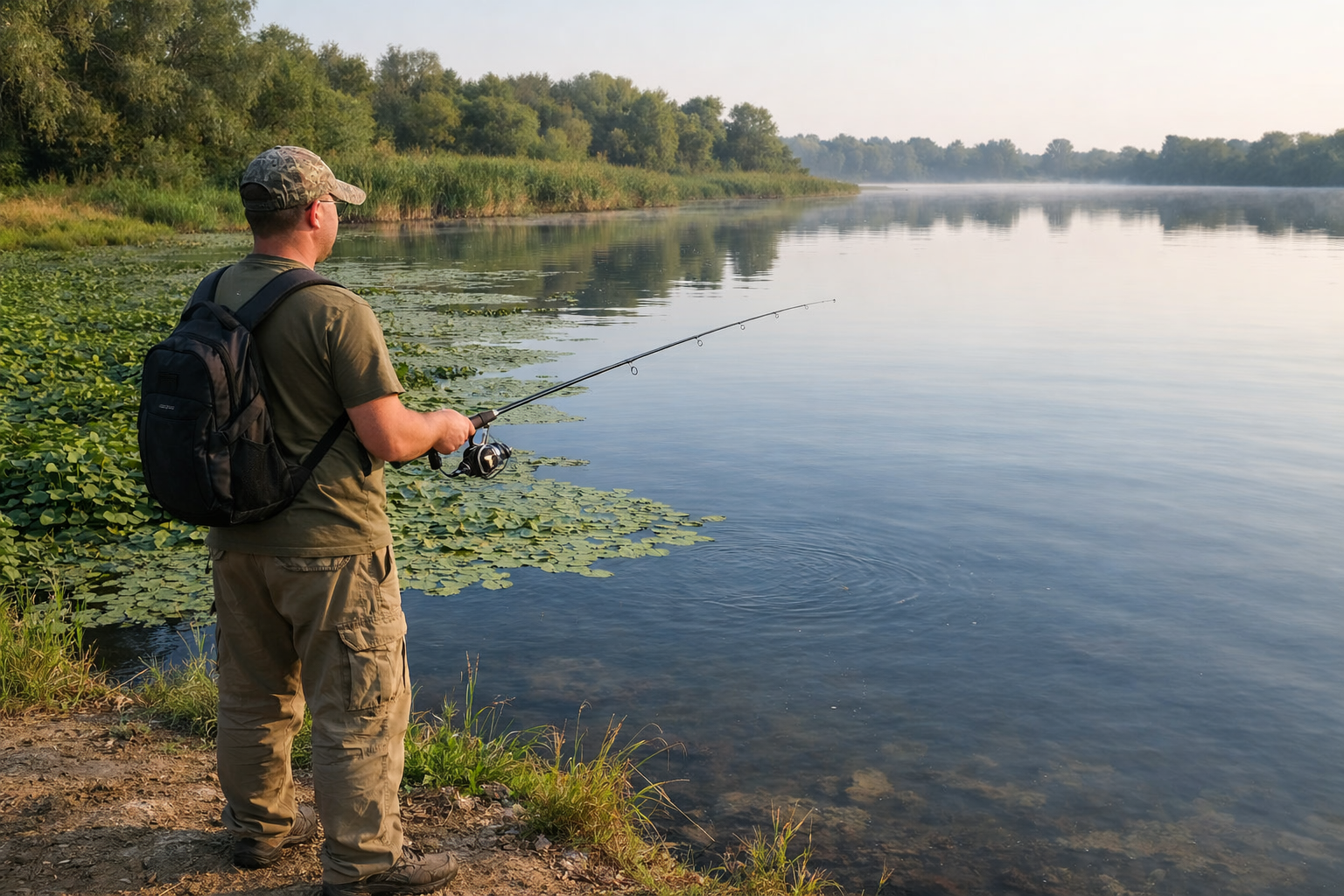 Позеленіла вода влітку: як знайти чистий коридор для спінінга